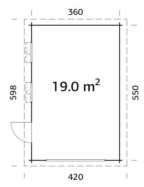 Garage Rasmus 19.0 m²