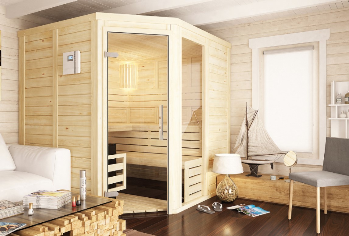 Luxus Saunablockhaus FLAIR